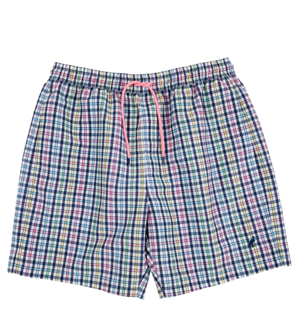 TBBC-Toddy Swim Trunks/Pier Point Plaid