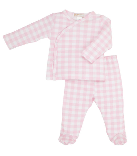 TBBC-Carmeon Cross Palm Beach Pink Gingham