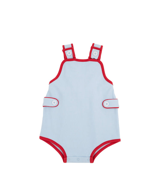 TBBC | Skipper Sunsuit - Buckhead Blue/Richmond Red