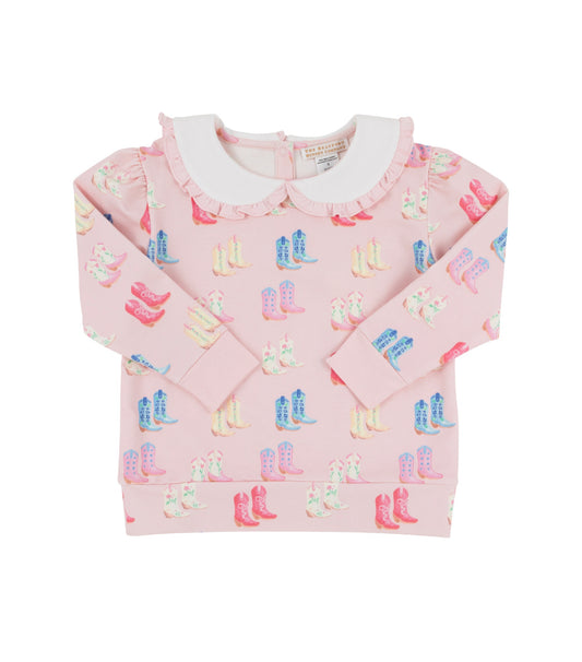 TBBC | Maude's Ruffle Cassidy Comfy Crewneck - Cute to Boot