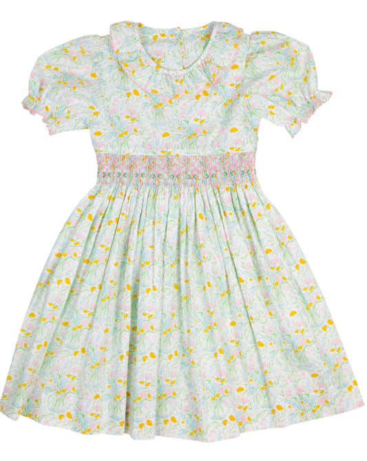 Smockingbird | Floral Bouquet Smocked Jenny Dress