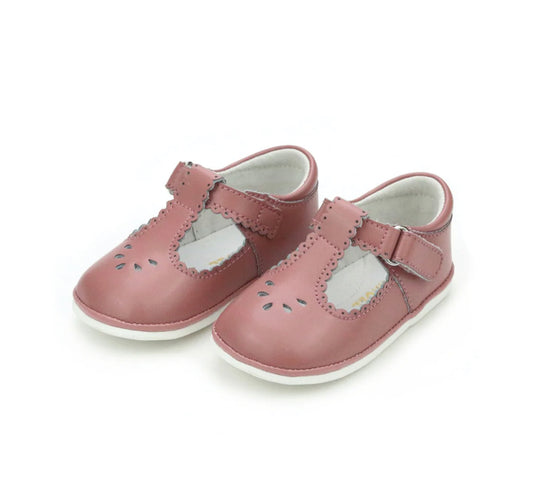 L'Amour | Dottie Scalloped Perforated MJ - Vintage Rose