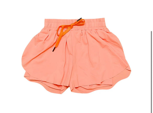 Belle Cher - Coral Butterfly Shorts