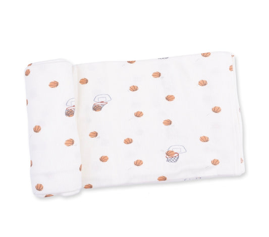 Angel Dear | Mini Basketball Swaddle Blanket