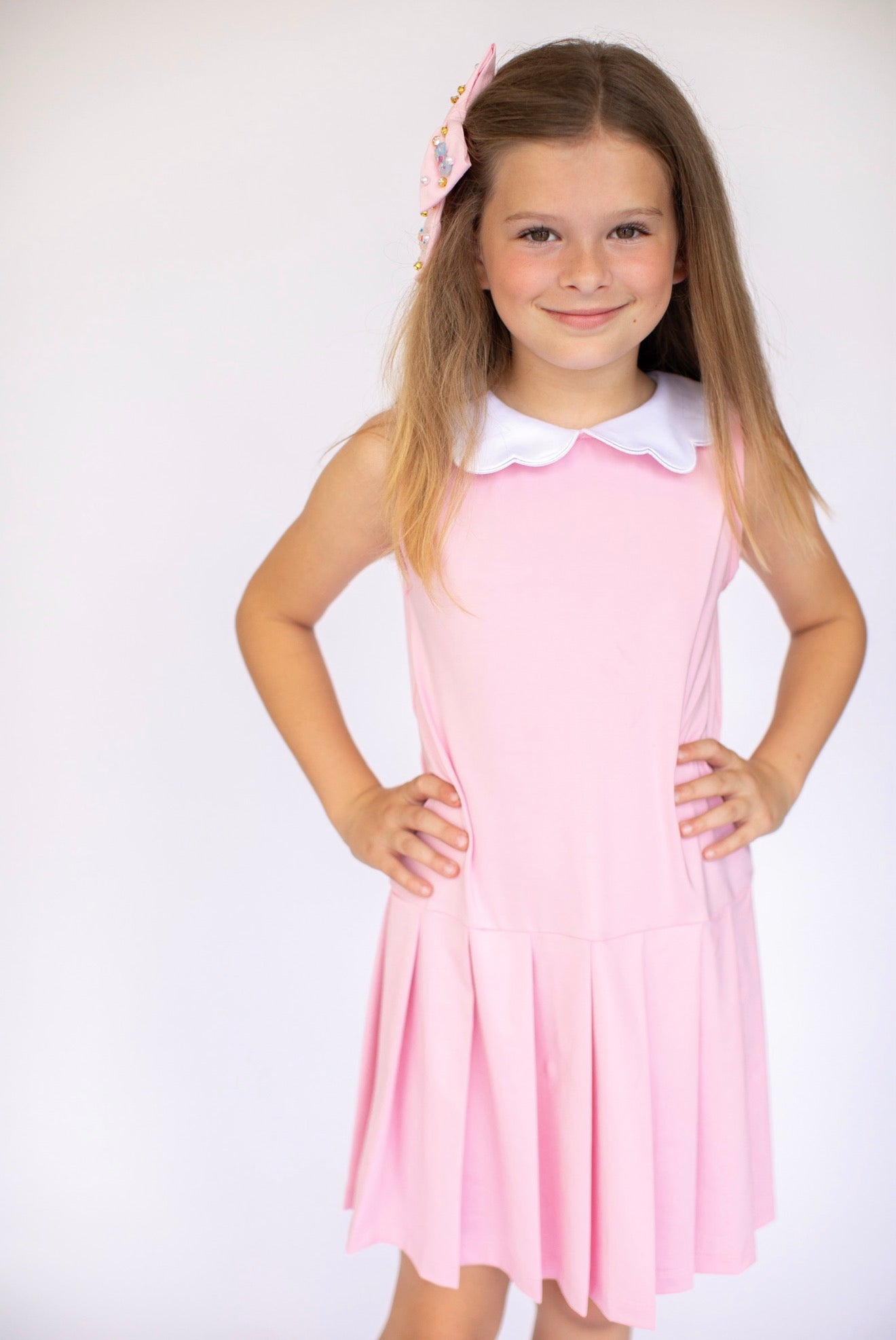 Poppyland | Claire Dress - Poppy Pink