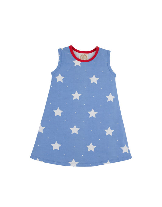 TBBC | Sleeveless Polly Play Dress - North Sea Stars