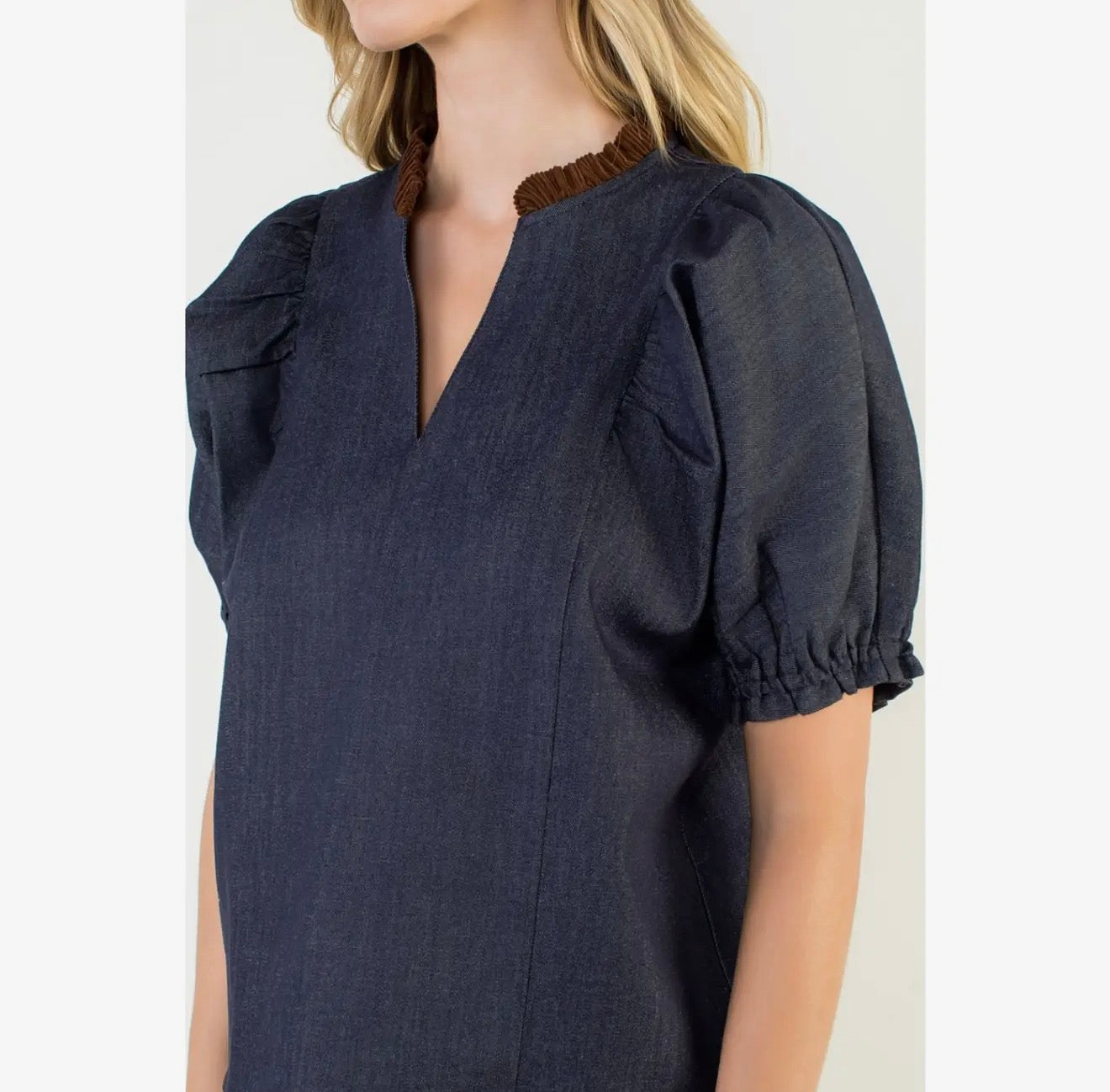 THML | Mabel Denim Top