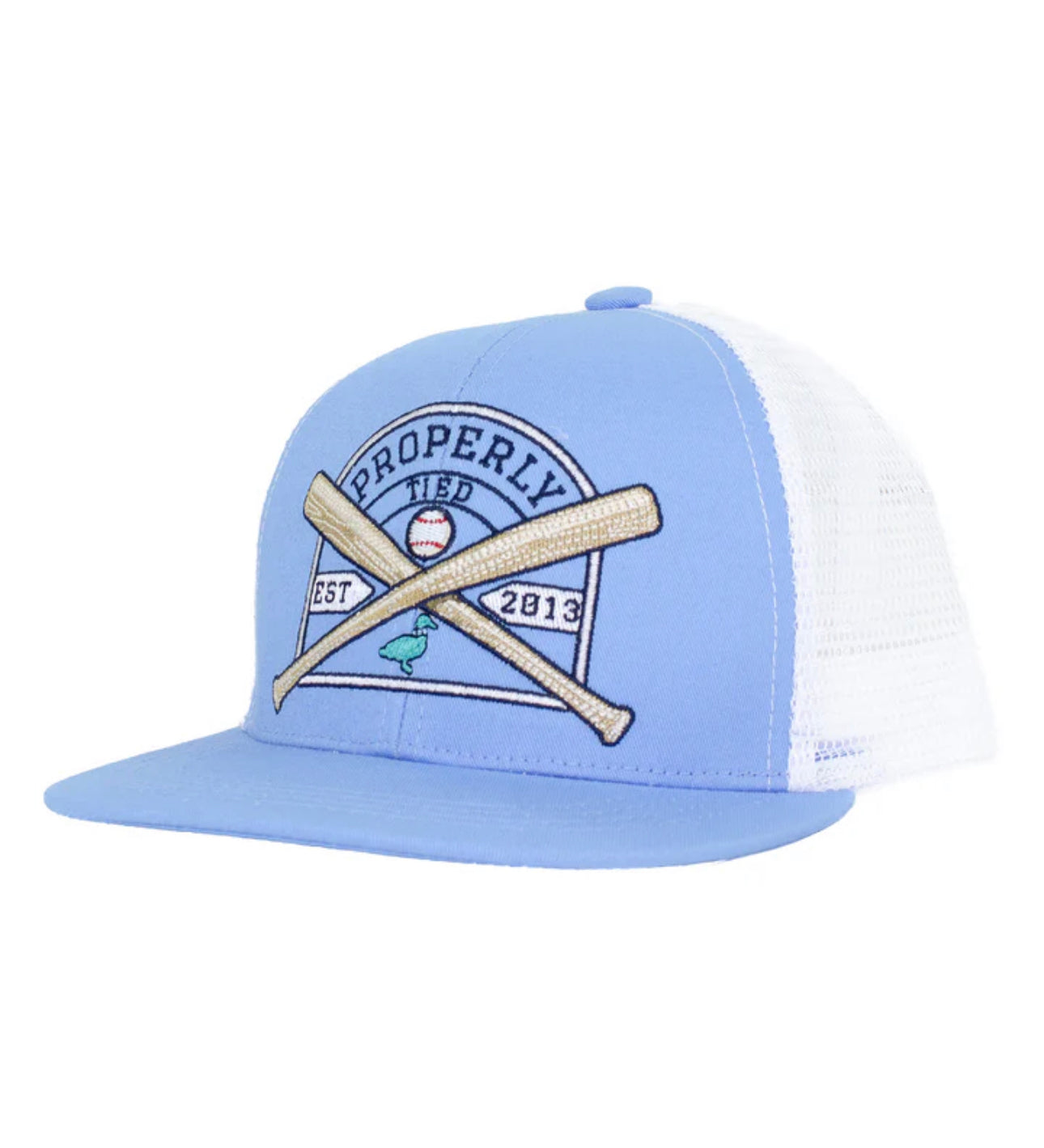 Properly Tied | Boys Trucker Hat Baseball Shield