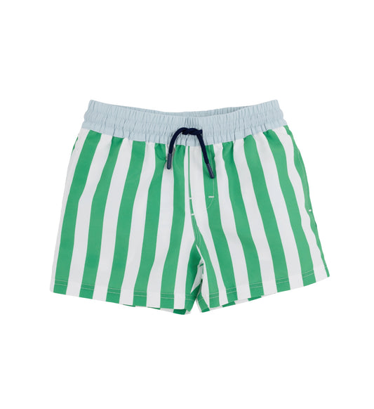 TBBC | Turtle Bay Swim Trunks - Kiawah Kelly Green/Buckhead Blue