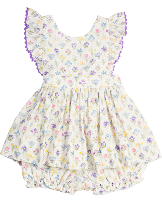 Smockingbird | Spring Flowers Penny Bloomer Set