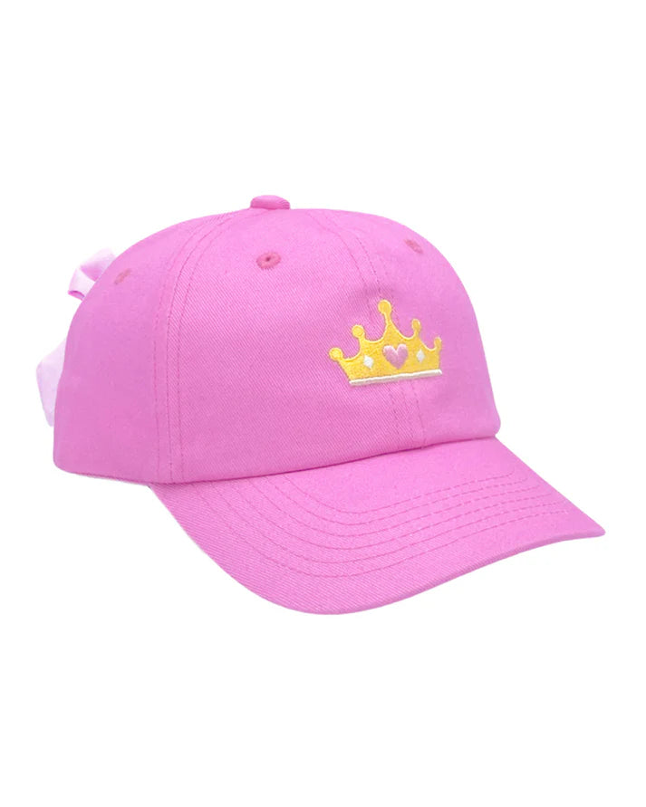 Bits & Bows - Princess Crown Bow Baseball Hat