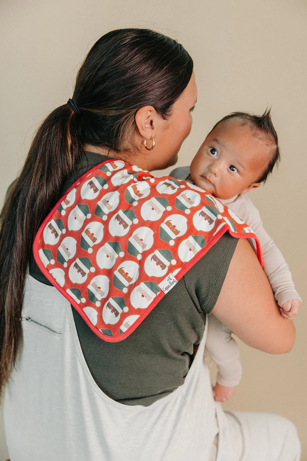 Copper Pearl - Gingerbread Burp Cloth Set