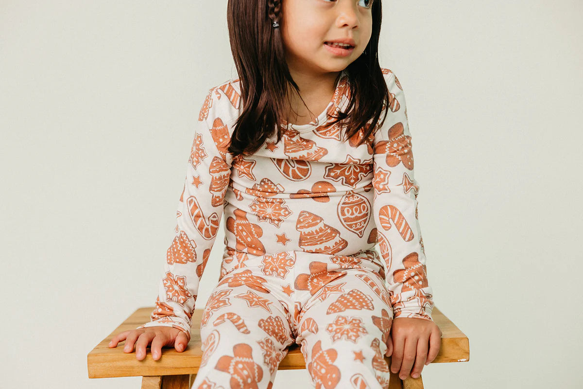 Copper Pearl - Gingerbread 2pc Pajama Set