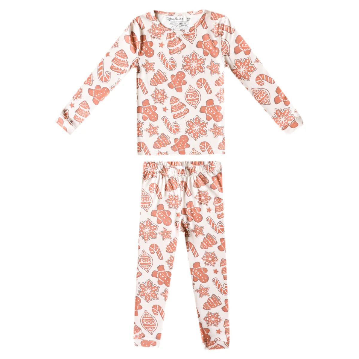 Copper Pearl - Gingerbread 2pc Pajama Set