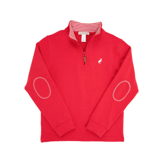 TBBC - Hayword Half-Zip Richmond Red/White