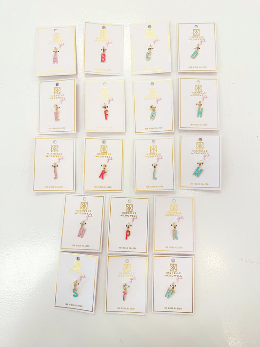 Charm Bar | Colorful Initial Charms