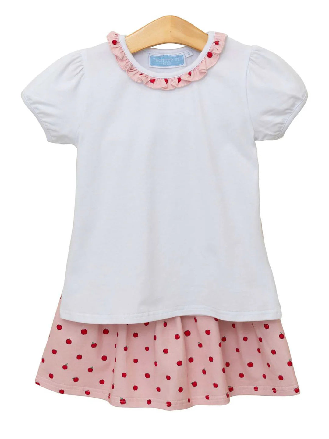 Trotter Street | Apple Print Skort Set