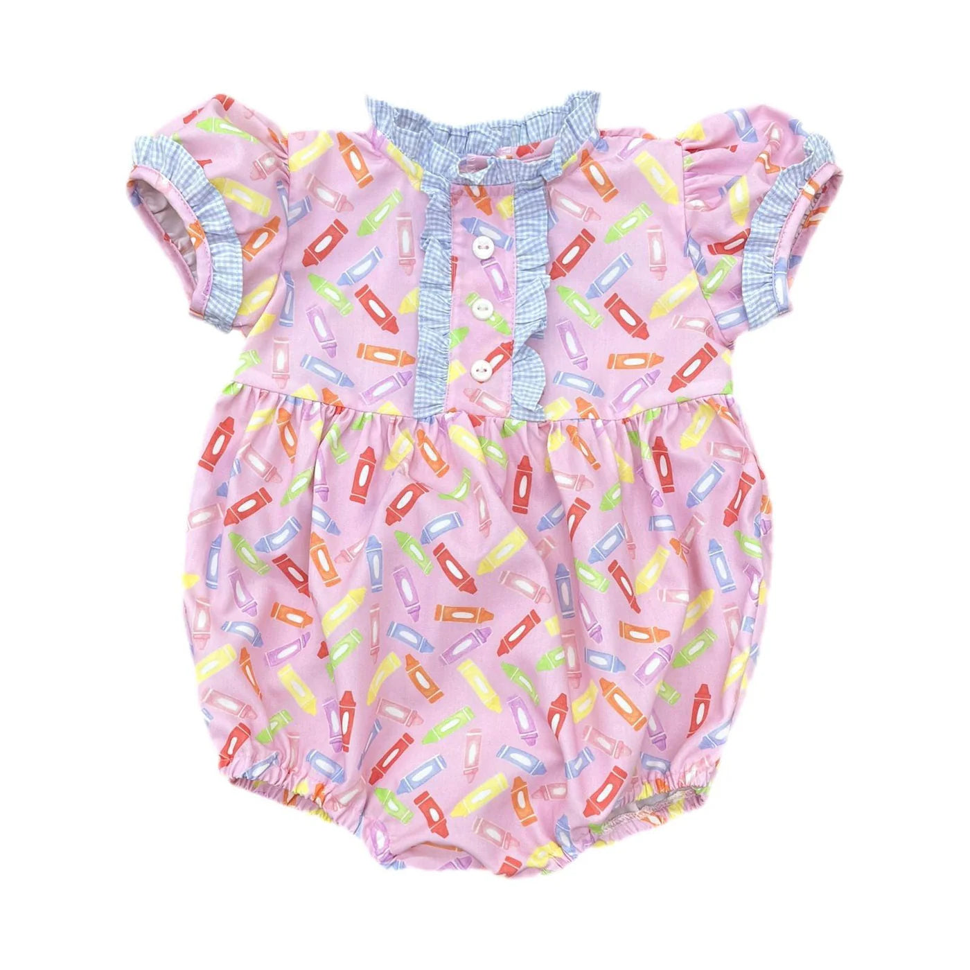 James & Lottie | Annie Pink Crayon Bubble