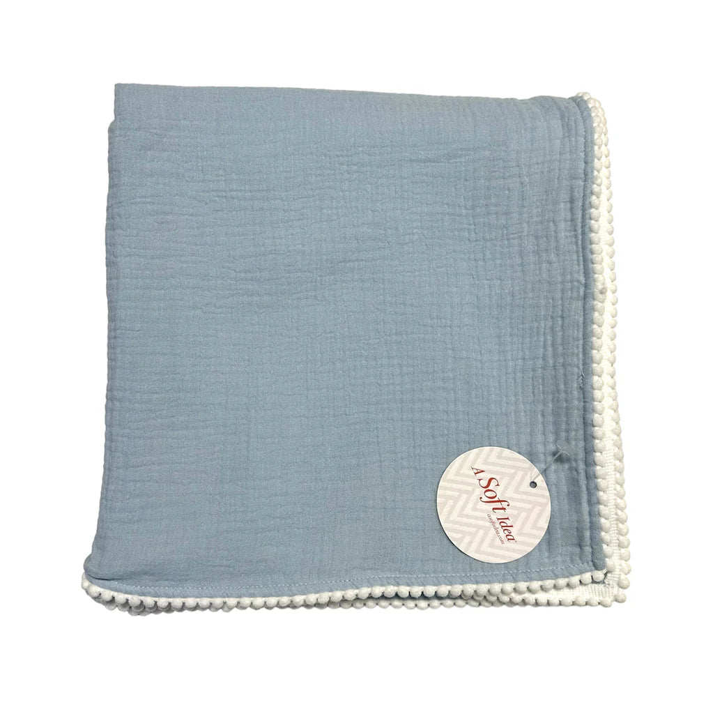 A Soft Idea | Cotton Muslin Swaddle Blanket