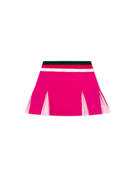 SET Athletics | Courtney Skort - Power Pink, Augusta Green, Cotton Candy Pink