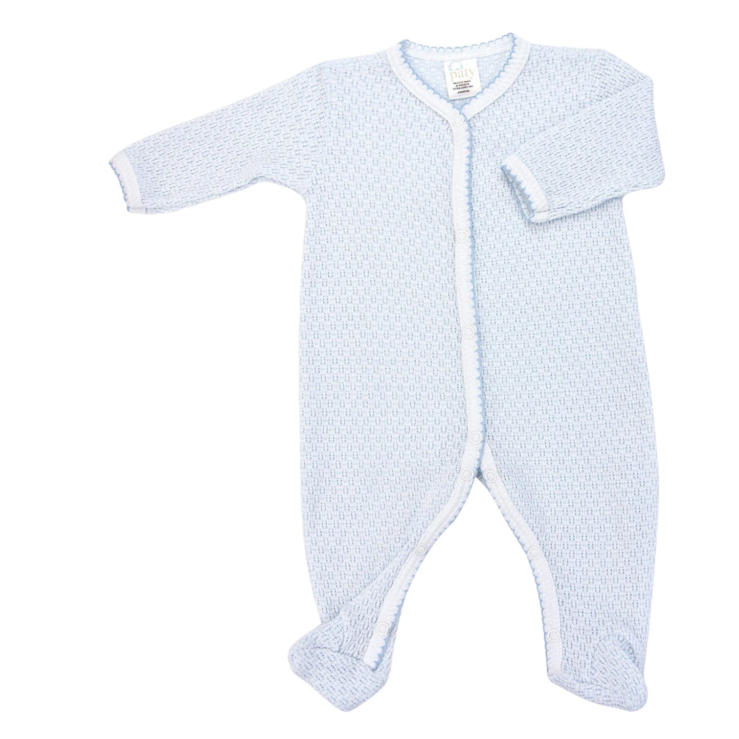 Paty | Footie - Blue/White