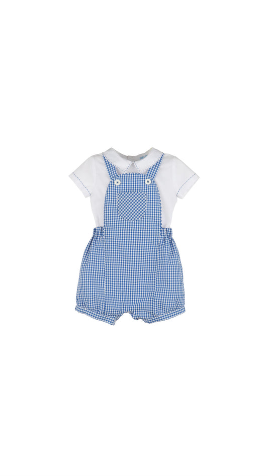 Sophie & Lucas | Check Pocket Boy Romper