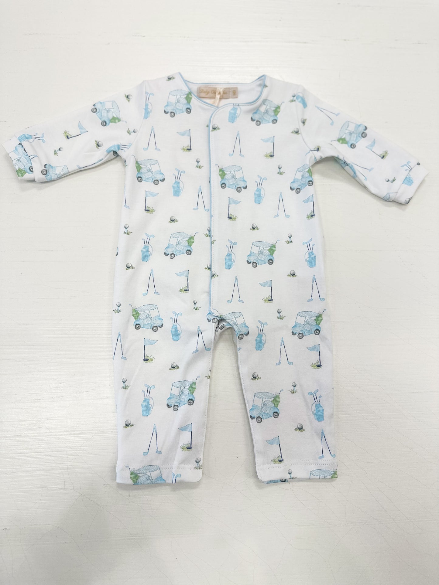 Baby Club Chic | Light Blue Golf Coverall