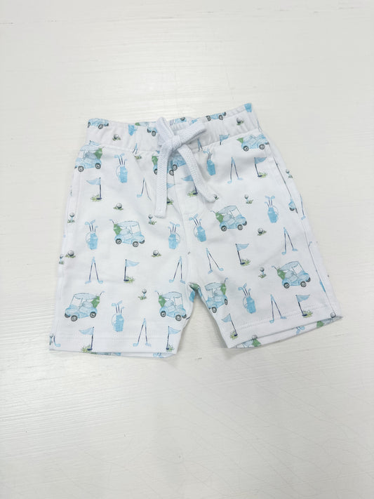 Baby Club Chic | Light Blue Golf Boys Shorts