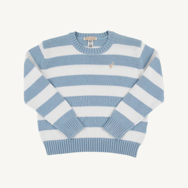 TBBC | Isaac's Sweater - Barrington Blue Stripe