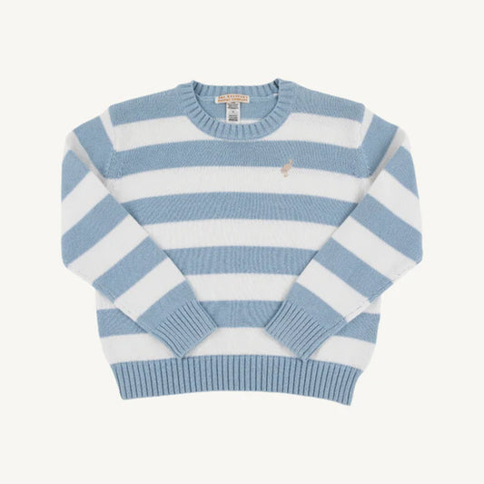 TBBC | Isaac's Sweater - Barrington Blue Stripe