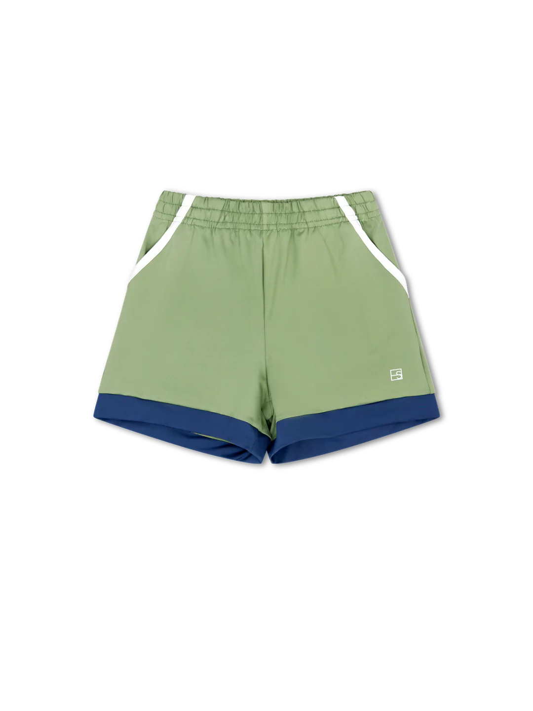 SET Athleisure | Graham Short - Pistachio Green/Baton Rouge Blue