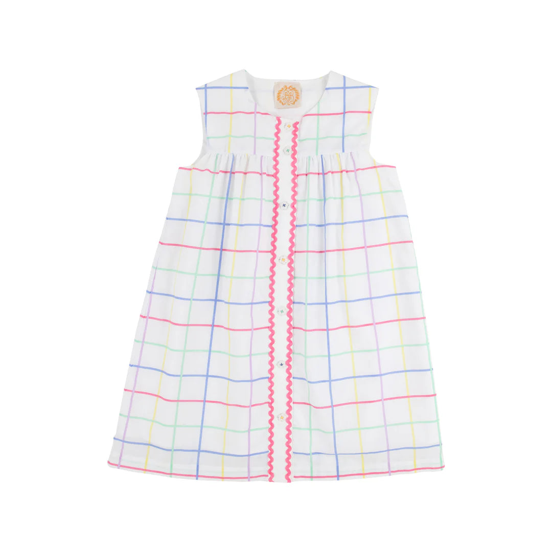 TBBC | Sleeveless Tabitha's Teacher's Pet Dress - Water Street Windowpane