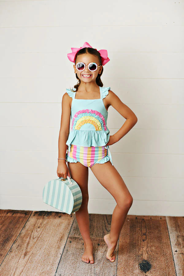 Swoon Baby | Rainbow 2 Piece Swimsuit