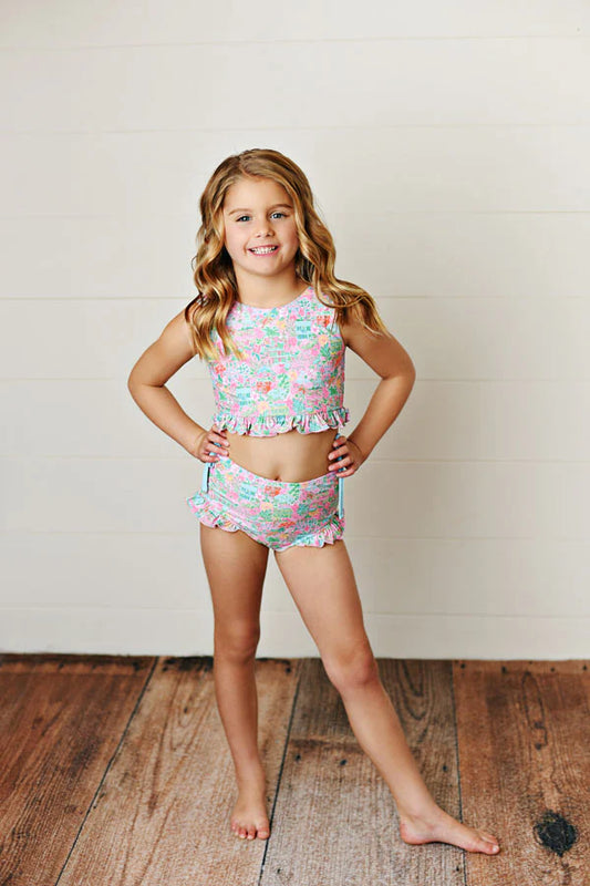 Swoon Baby | Floral 2 Piece Swimsuit