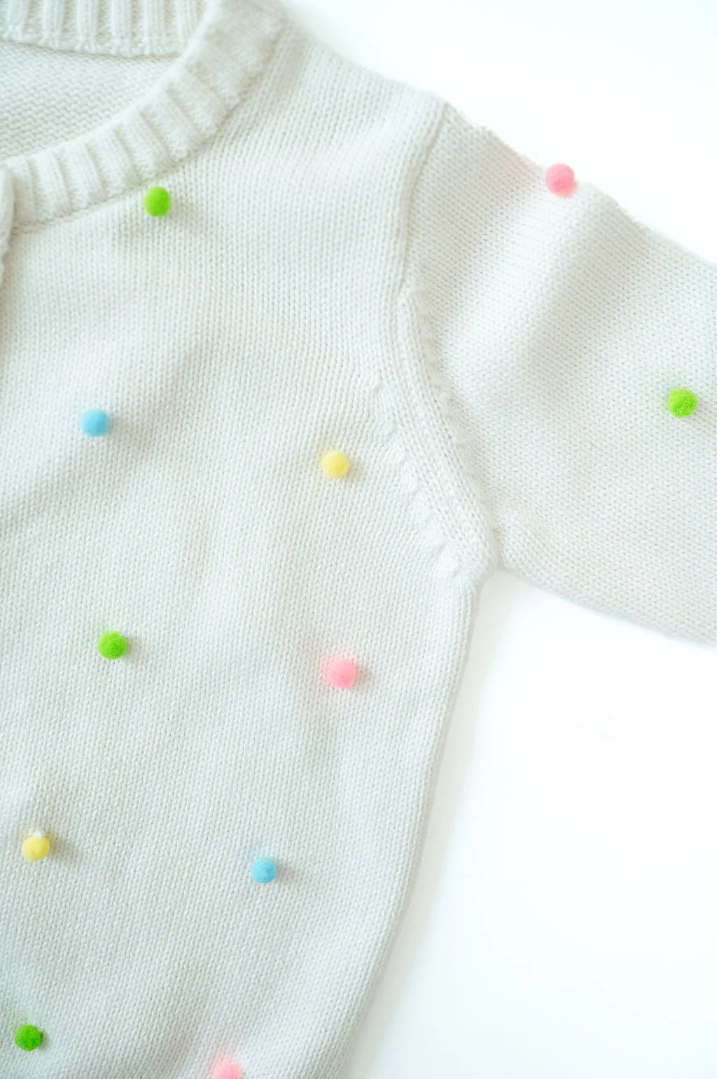 Ruth & Ralph | Pastel Pompoms Cardigan