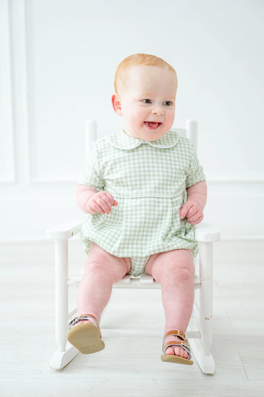 Ruth & Ralph | Green Gingham Alexander Bubble