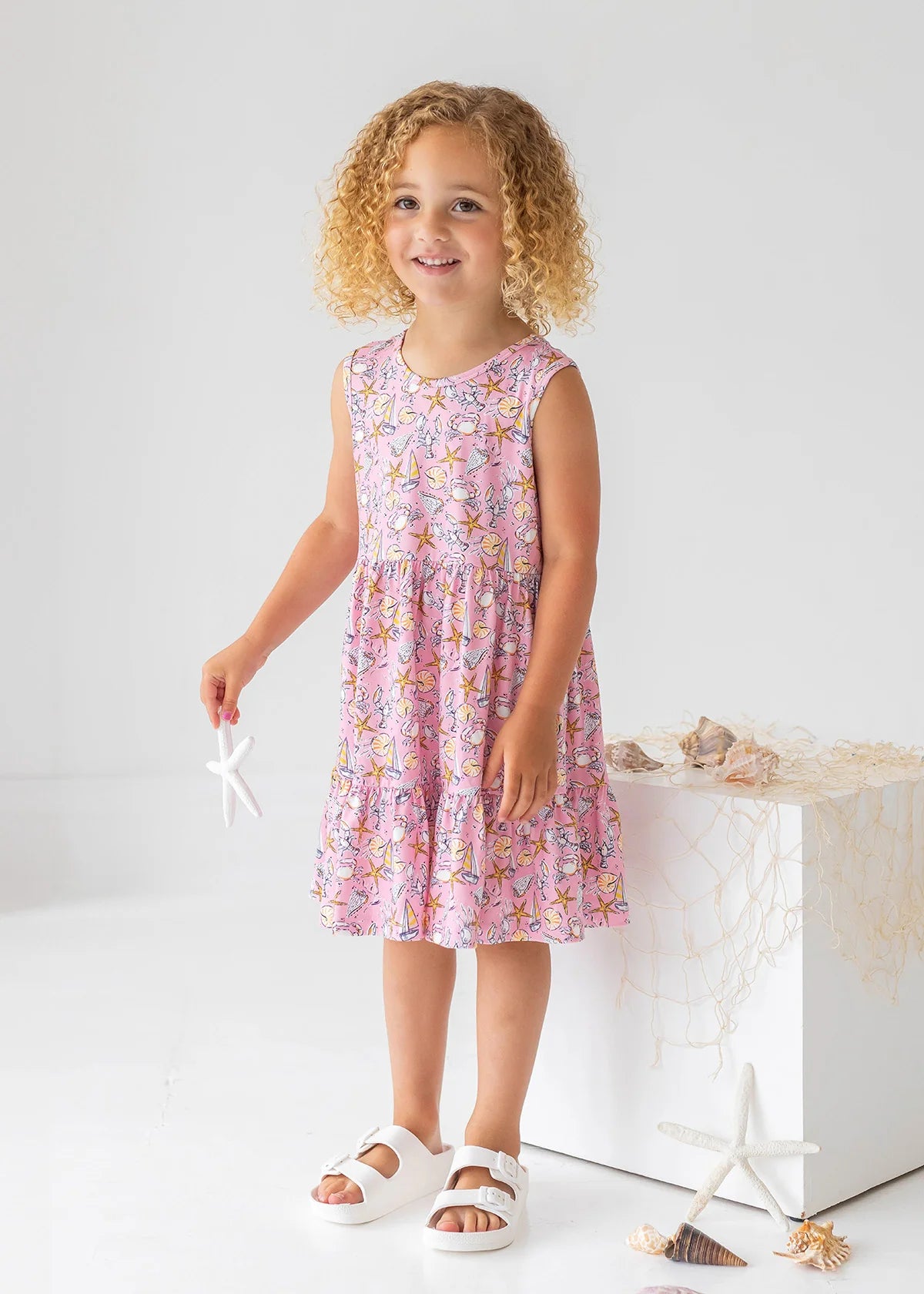 Mabel & Honey | Seashells by the Seashore Dress