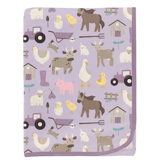 Kickee Pants | Thistle Morning on the Farm Swaddle