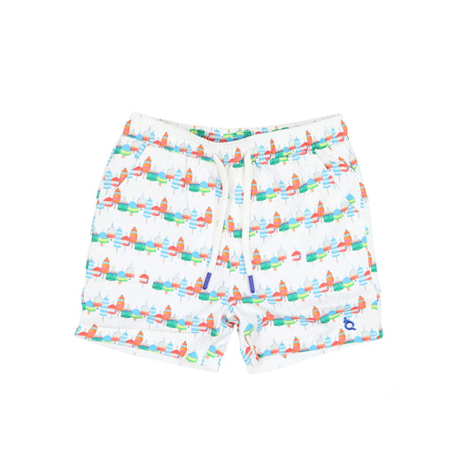 Blue Quail | Buoys Swim Trunk