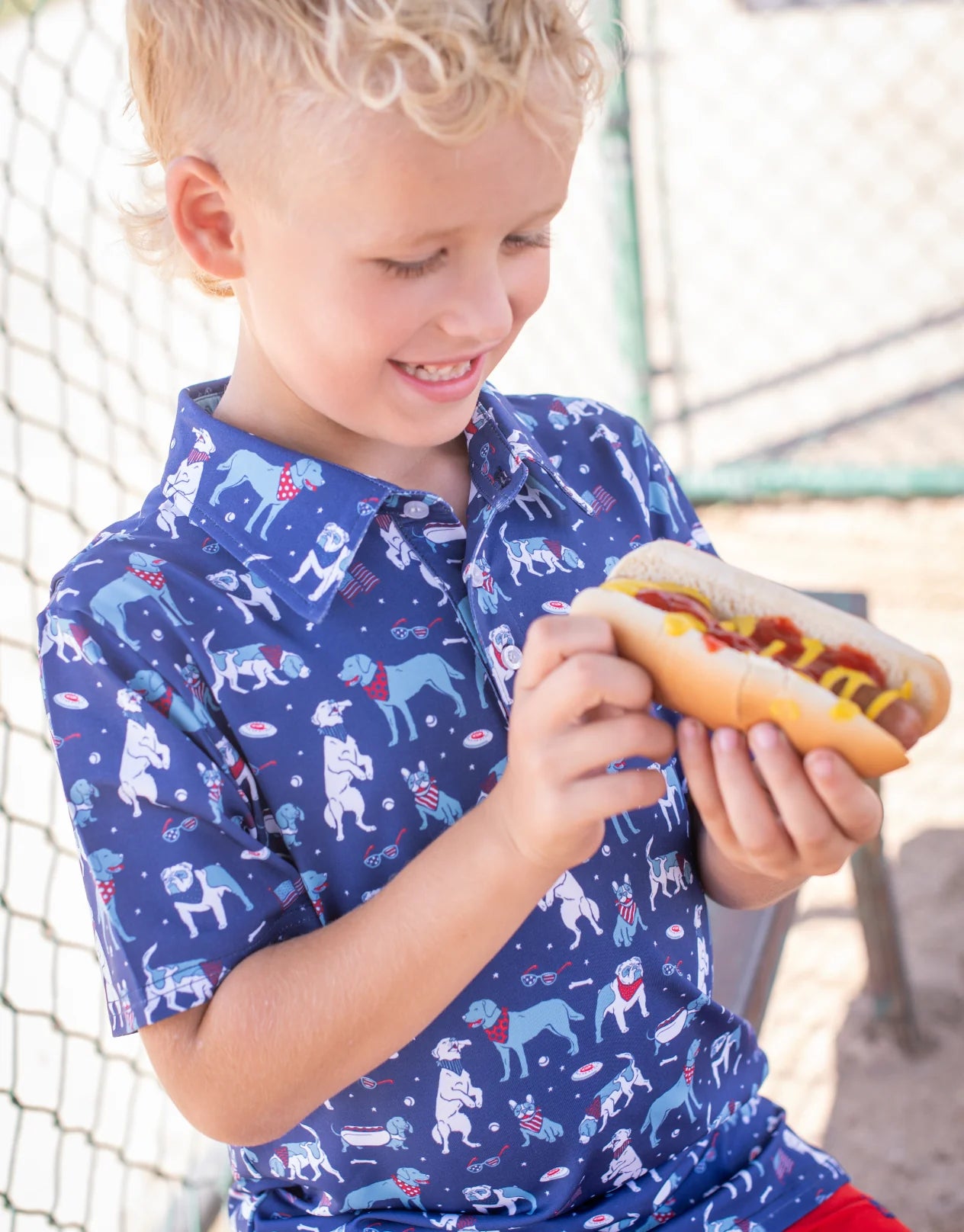 Blue Quail | Yankee Doodle Dogs Polo SS Shirt