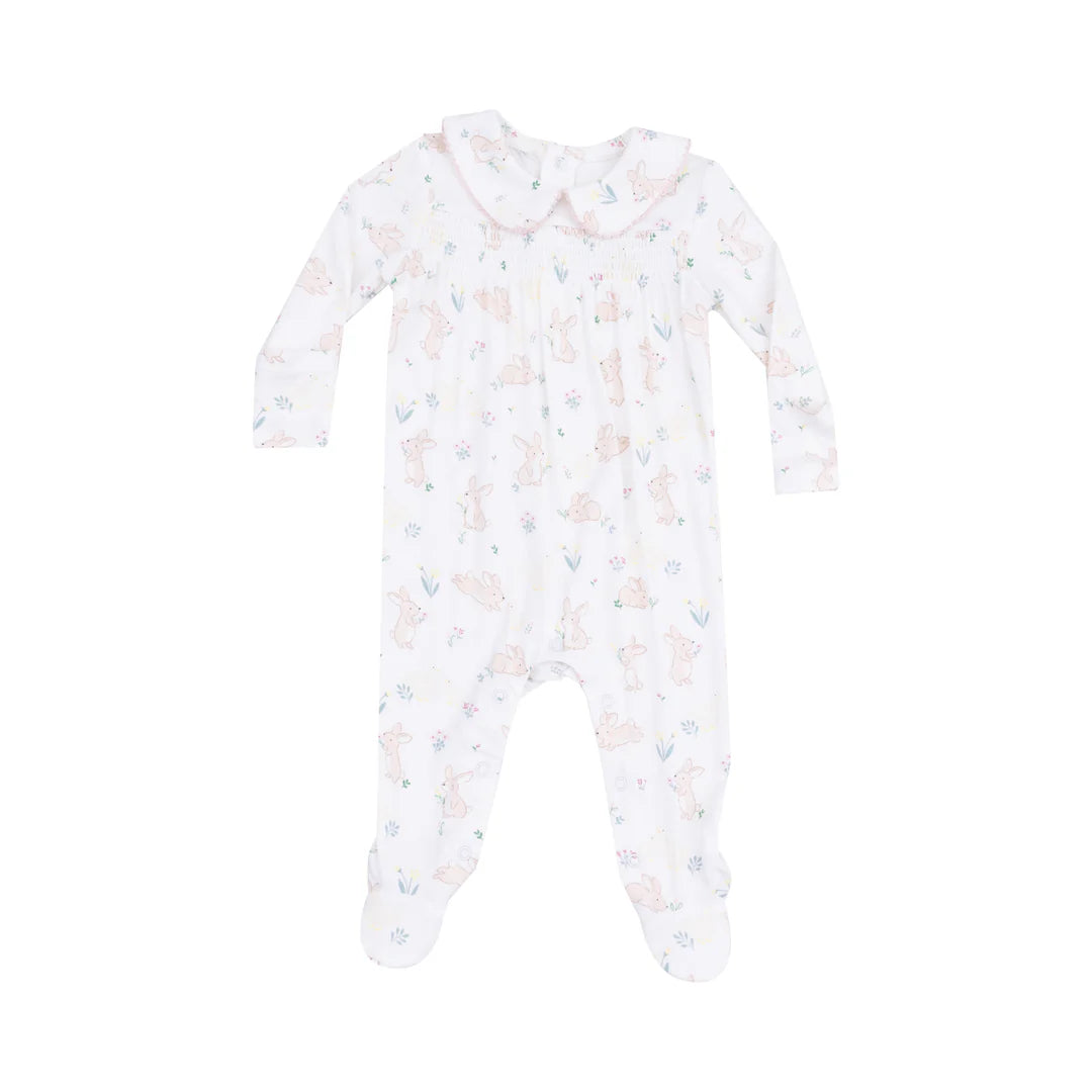 Angel Dear | Bunny & Duck Smocked Footie