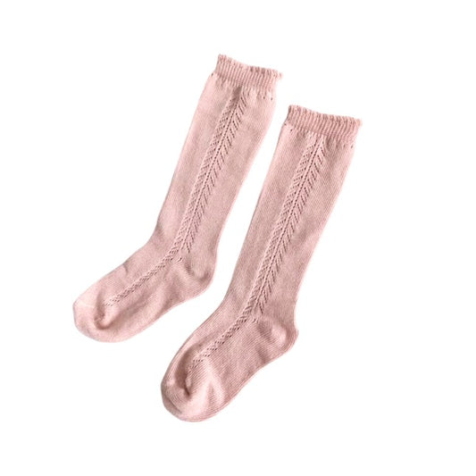 Be Girl | Pointelle Socks - Rose