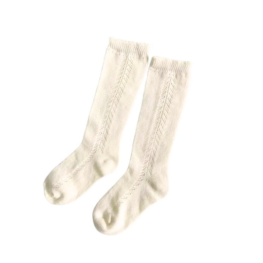 Be Girl | Pointelle Sock - Ivory