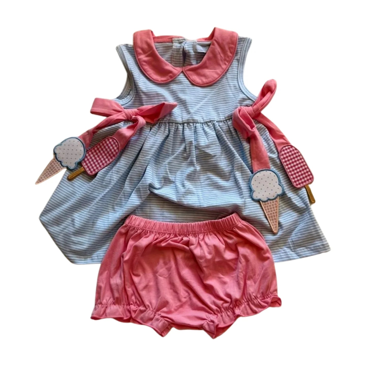 City Beautiful | Ice Cream Girl Side Tag Bloomer Set