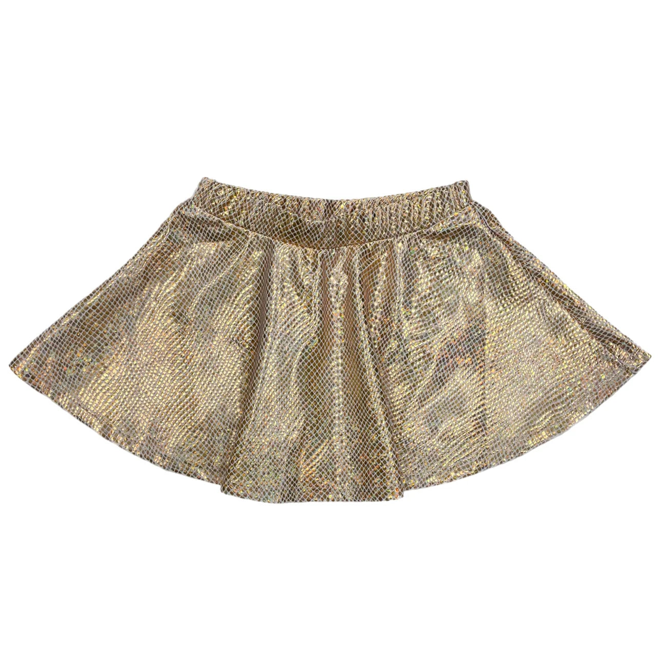 Lulu Bebe | Zoe Metallic Gold Skirt