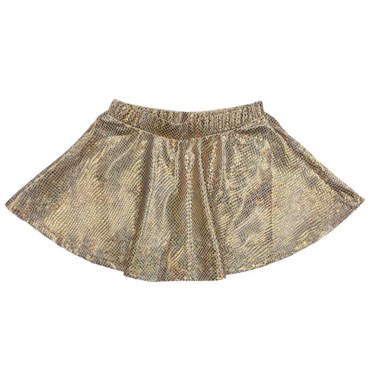 Lulu Bebe | Zoe Metallic Gold Skirt