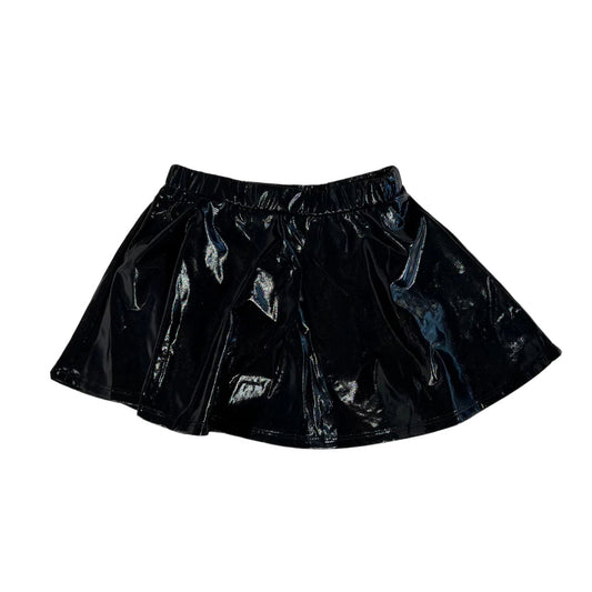 Lulu Bebe | Zoe Metallic Black Skirt