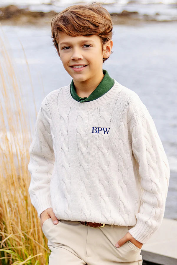 TBBC | Crawford Crewneck Unisex - Palmetto Pearl