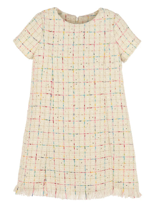 Luli & Me | Ivory Tweed Princess Dress