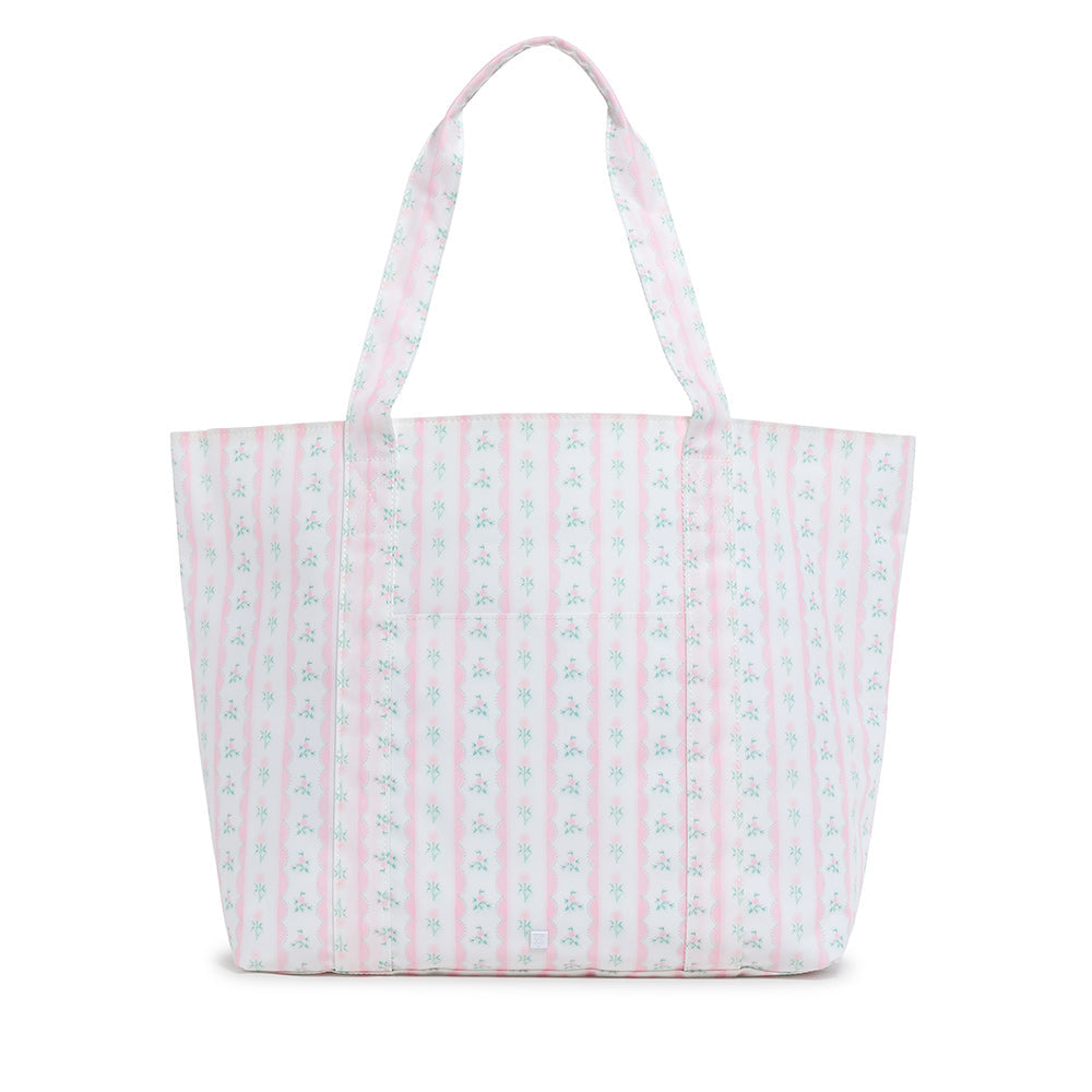 TRVL | Jumbo Tote - Ribbon Floral Pink